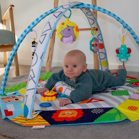 BO JUNGLE HRACÍ DEKA TROPICAL DISCOVERY MUSIC & LIGHT & BALLS - HRACÍ DEKY - PRO DĚTI