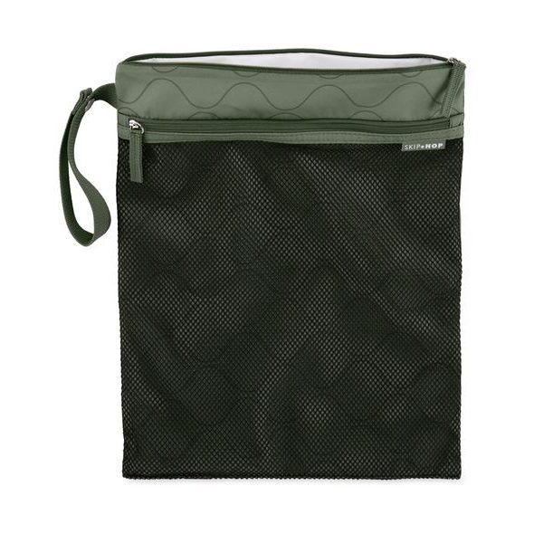 SKIP HOP SÁČEK NEPREMOKAVÝ GRAB & GO DARK SAGE 30 X 38 CM - ORGANIZÉRY A KOŠÍKY - KOČÁRKY A PŘÍSLUŠENSTVÍ