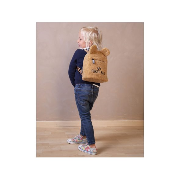 CHILDHOME DĚTSKÝ BATOH MY FIRST BAG TEDDY BEIGE - BATOHY A TAŠKY - PRO DĚTI
