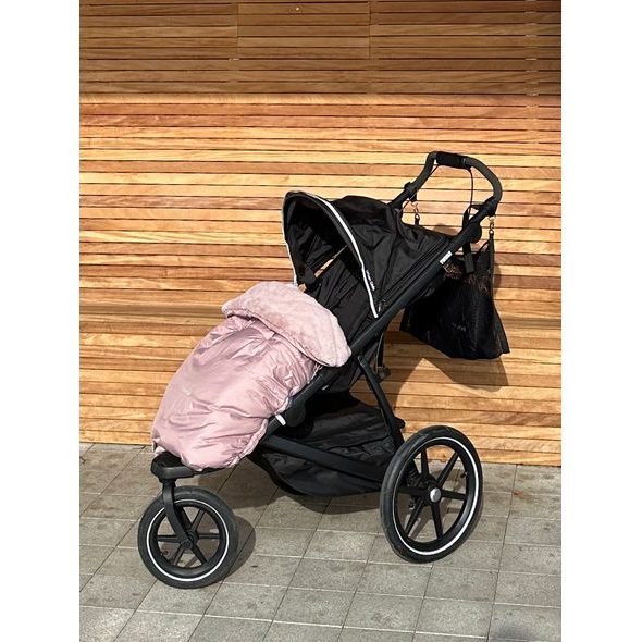 PINKIE ZATEPLENÁ STAHOVACÍ DEKA PINKIE FUR PINK - NÁNOŽNÍKY - KOČÁRKY A PŘÍSLUŠENSTVÍ