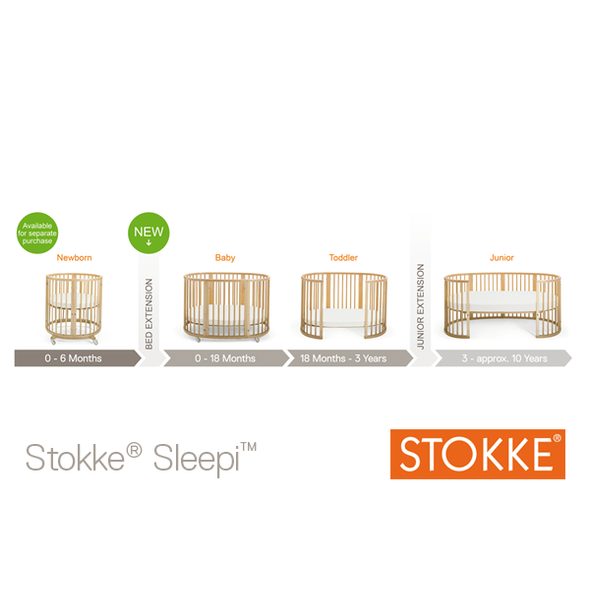 STOKKE® SLEEPI™ MINI (VČETNĚ MATRACE) - DŘEVĚNÉ POSTÝLKY - SPINKÁNÍ