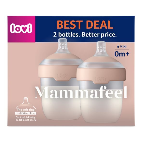 LOVI SET LAHVÍ MAMMAFEEL 150ML 2KS - KOJENECKÉ LAHVE - KRMENÍ