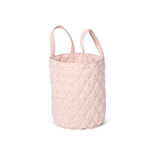 LITTLE DUTCH KOŠÍK TEXTILNÍ OBOUSTRANNÝ EXTRA VELKÝ PURE BLOSSOM - DEKORACE A POLIČKY - SPINKÁNÍ