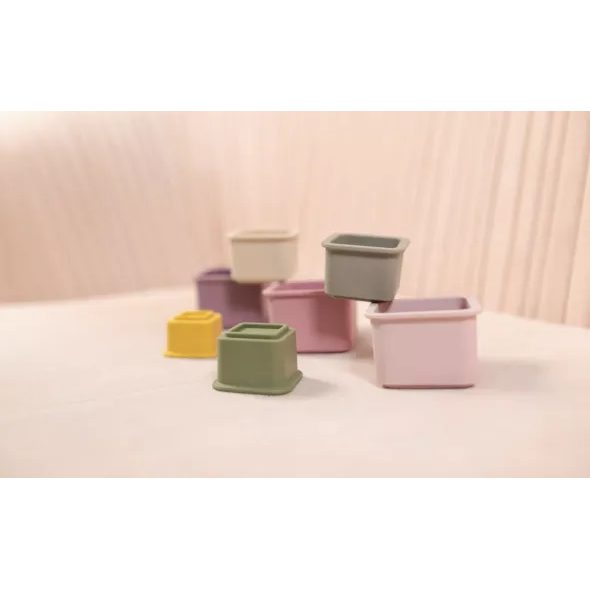 ZOPA SILIKONOVÉ STOHOVACÍ KALÍŠKY - STOHOVACÍ HRAČKY - PRO DĚTI