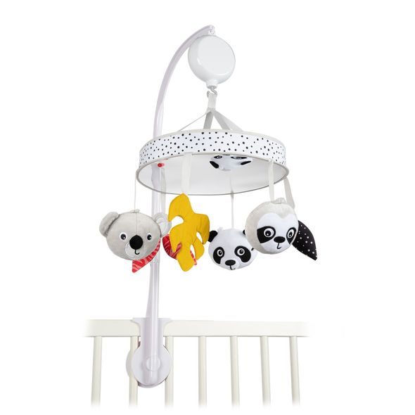 CANPOL BABIES SENZORICKÝ PLYŠOVÝ KOLOTOČ S MELODIEMI/BLUETOOTH BABIESBOO - KOLOTOČE NA POSTÝLKU - PRO DĚTI