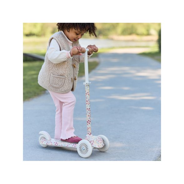 LITTLE DUTCH KOLOBĚŽKA TŘÍKOLOVÁ SUNNY FLOWER OFF WHITE - LITTLE DUTCH - PRO DĚTI
