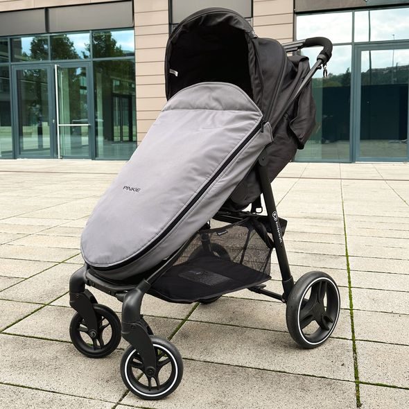 PINKIE ZATEPLENÝ NÁNOŽNÍK SOFTSHELL GREY - NÁNOŽNÍKY - KOČÁRKY A PŘÍSLUŠENSTVÍ