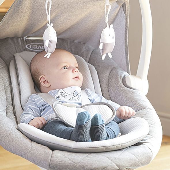 GRACO MOVE WITH ME STARGAZER - LEHÁTKA A HOUPADLA - SPINKÁNÍ