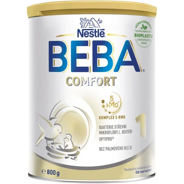 BEBA COMFORT 1, 5HMO (800G) - KOJENECKÁ MLÉKA - KRMENÍ