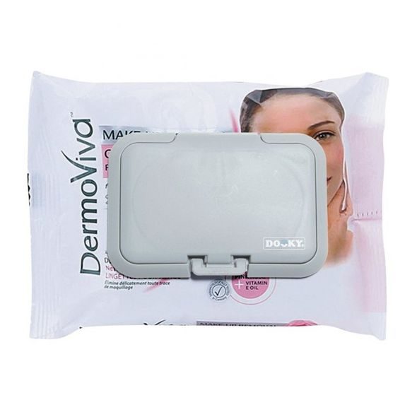 DOOKY UZÁVĚR NA VLHČENÉ UBROUSKY GREY CARD 1KS - POUZDRA NA UBROUSKY - PŘEBALOVÁNÍ