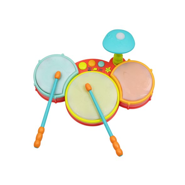 B-TOYS BUBENICKÁ SADA TOY DRUM SET - HUDEBNÍ NÁSTROJE - PRO DĚTI