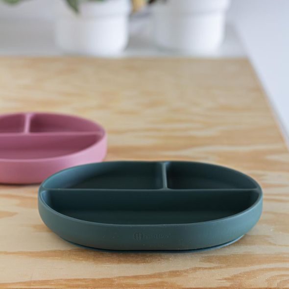 PETITE&MARS TALÍŘEK SILIKONOVÝ DĚLÍCÍ OVÁLNÝ TAKE&MATCH 6M+ - MISKY, TALÍŘKY A PODLOŽKY - KRMENÍ