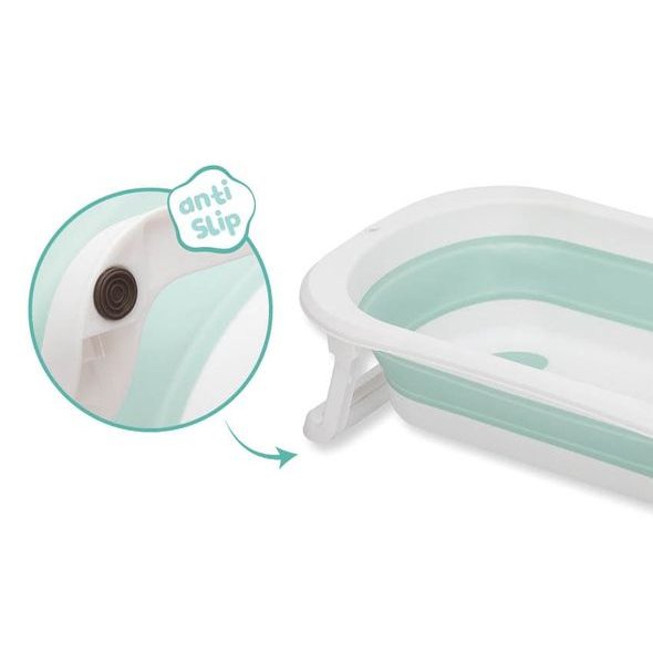 FILLIKID SKLÁDACÍ DĚTSKÁ VANIČKA ORCA SAGE-WHITE - VANIČKY PLASTOVÉ - KOUPÁNÍ A ZDRAVÍ