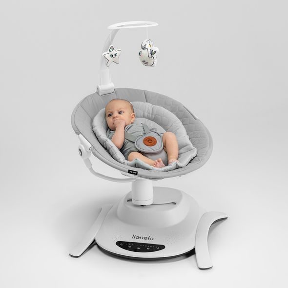 LIONELO BELLA HOUPAČKA GREY CONCRETE SET 2V1 - LEHÁTKA A HOUPADLA - SPINKÁNÍ