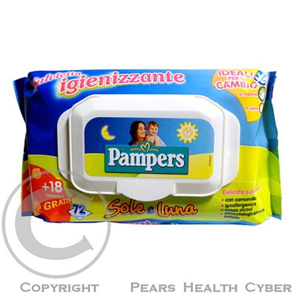 PAMPERS UBROUSKY SOLE&LUNA 72KS - ORGANIZÉRY NA PŘEBALOVACÍ PULT - PŘEBALOVÁNÍ