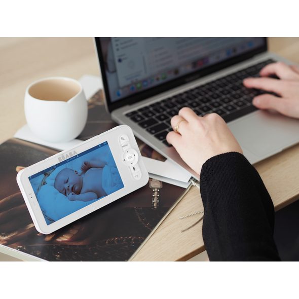 BEABA VIDEO CHŮVIČKA ZEN PREMIUM WHITE - ELEKTRONICKÉ CHŮVIČKY - SPINKÁNÍ