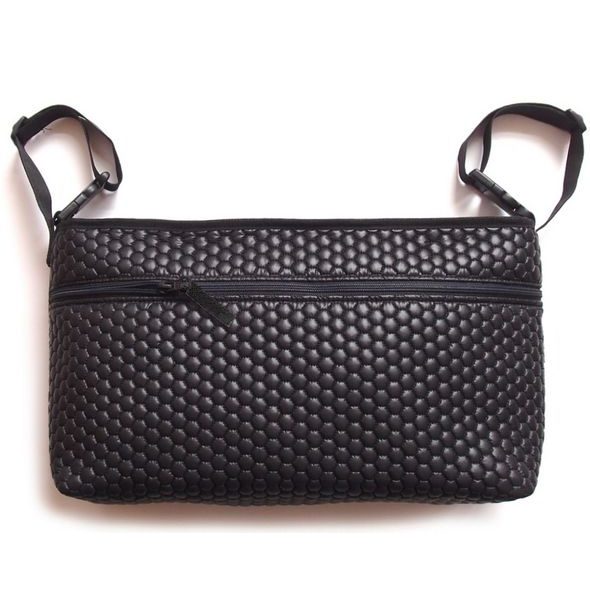 PINKIE ORGANIZÉR BLACK COMB S PŘEDNÍ KAPSOU-L - ORGANIZÉRY A KOŠÍKY - KOČÁRKY A PŘÍSLUŠENSTVÍ