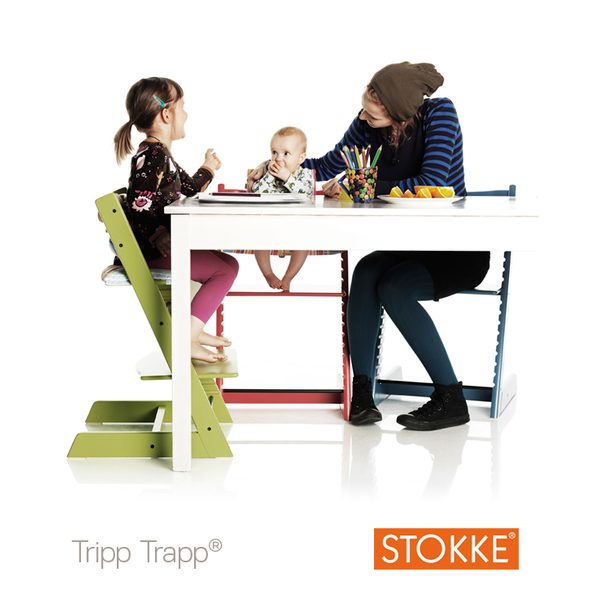 STOKKE® TRIPP TRAPP® + POLŠTÁŘEK ZDARMA - JÍDELNÍ ŽIDLIČKY DŘEVĚNÉ - KRMENÍ