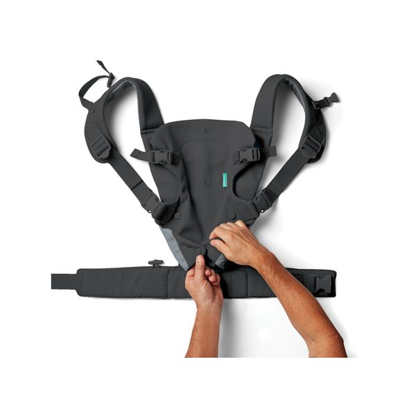 INFANTINO NOSÍTKO FLIP 4V1 LIGHT & AIRY CONVERTIBLE DARK GREY - ERGONOMICKÁ NOSÍTKA - NOŠENÍ & SPORT