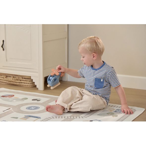 LITTLE DUTCH HELIKOPTÉRA DŘEVĚNÁ - LITTLE DUTCH - PRO DĚTI