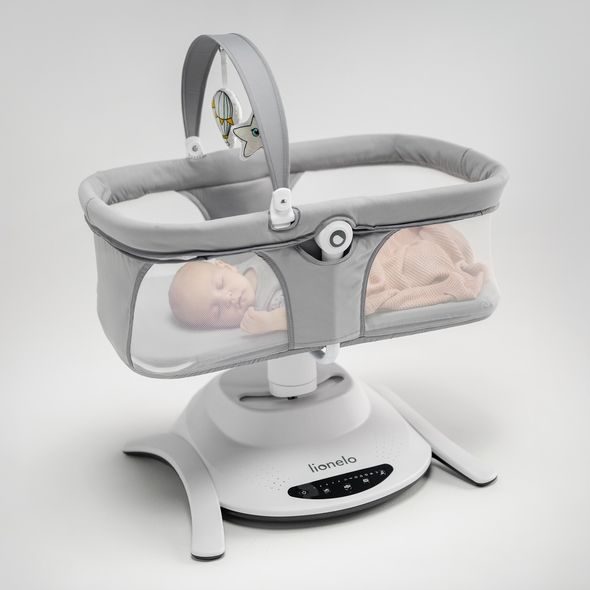 LIONELO BELLA HOUPAČKA GREY CONCRETE SET 2V1 - LEHÁTKA A HOUPADLA - SPINKÁNÍ