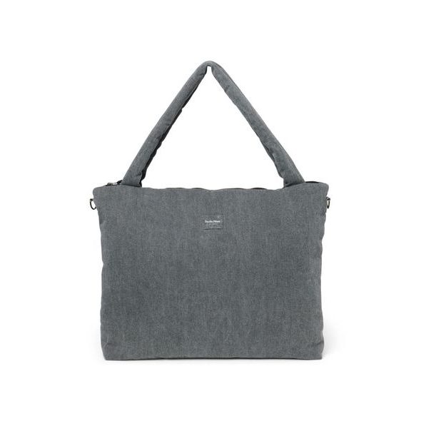 STUDIO NOOS DENIM DIAPER BAG PŘEBALOVACÍ TAŠKA GREY - PŘEBALOVACÍ TAŠKY - KOČÁRKY A PŘÍSLUŠENSTVÍ