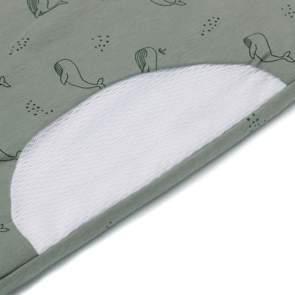 FILLIKID DĚTSKÝ PYTEL NA SPANÍ CELOROČNÍ WHALE GREEN 80 CM - SPACÍ PYTLE - SPINKÁNÍ