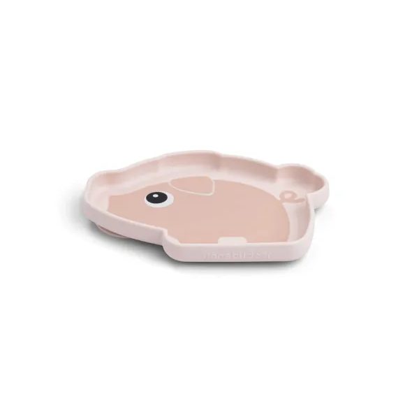 DONE BY DEER SILIKONOVÝ TALÍŘ STICK AND STAY PIGEE - MISKY, TALÍŘKY A PODLOŽKY - KRMENÍ