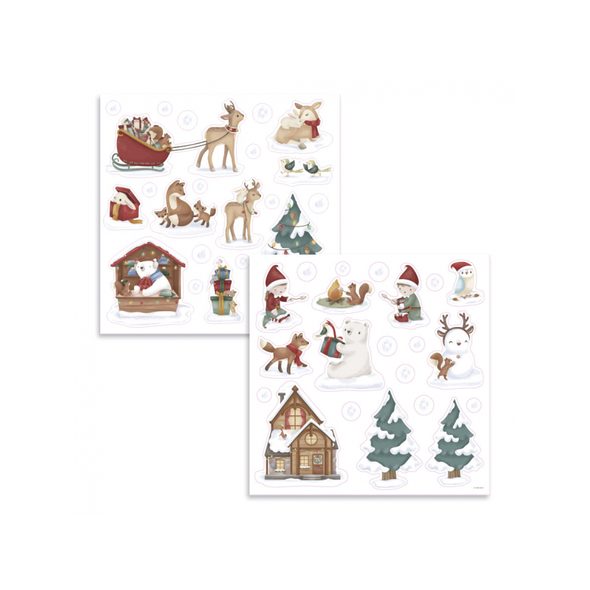 LITTLE DUTCH SAMOLEPKY NA OKNO VÁNOCE - DEKORACE A POLIČKY - SPINKÁNÍ