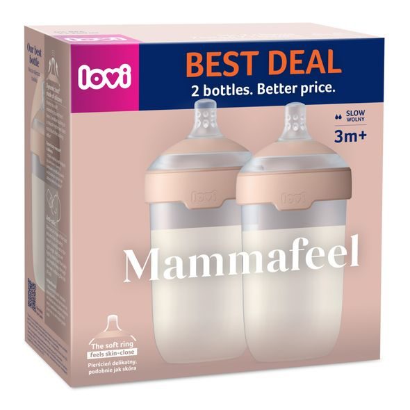 LOVI SET LAHVÍ MAMMAFEEL 250ML 2KS - KOJENECKÉ LAHVE - KRMENÍ