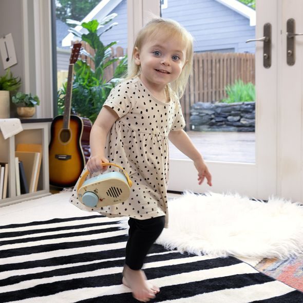 BABY EINSTEIN HRAČKA HUDEBNÍ RÁDIO DISCOVERY RADIO™ HAPE 6M+ - MOTORICKÉ A HUDEBNÍ - PRO DĚTI