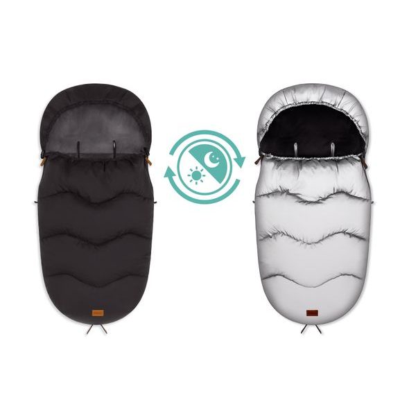 FILLIKID FUSAK ZIMNÍ OGRE REFLECT BLACK - FUSAKY DO KOČÁRKU - KOČÁRKY A PŘÍSLUŠENSTVÍ