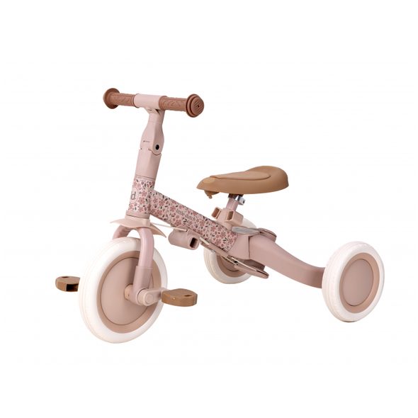 LITTLE DUTCH TŘÍKOLKA 4V1 PINK - TŘÍKOLKY ŠLAPACÍ - NOŠENÍ & SPORT