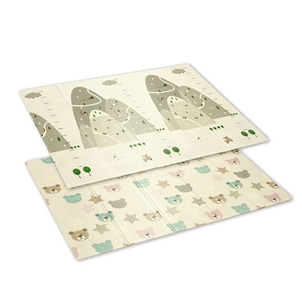 BABYONO PODLOŽKA PĚNOVÁ NA HRANÍ EDUKAČNÍ SKLÁDACÍ 100X200 CM - HRACÍ DEKY - PRO DĚTI