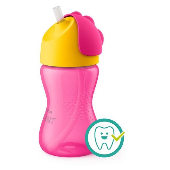 PHILIPS AVENT HRNEČEK S BRČKEM BENDY 300ML DÍVKA - SPORTOVNÍ LAHVE - KRMENÍ