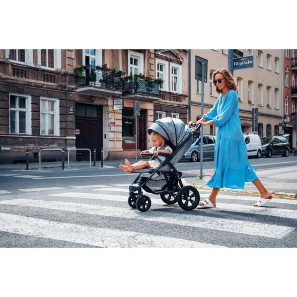 MOMI MIYA ŠEDÝ - SPORTOVNÍ KOČÁRKY - KOČÁRKY A PŘÍSLUŠENSTVÍ