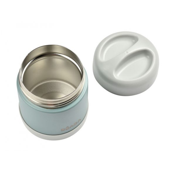 BEABA TERMOSKA NA JÍDLO 300ML BLUE - TERMOOBALY A TERMOSKY - KRMENÍ