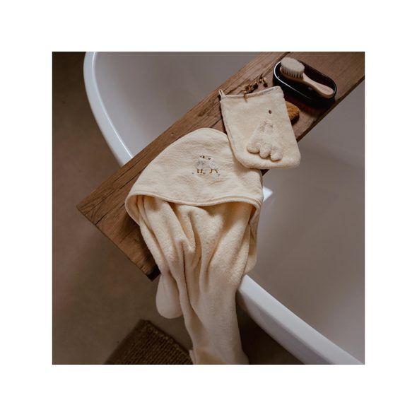 LITTLE DUTCH DÁRKOVÁ SADA S OSUŠKOU HUSA NEWBORN NATURALS - OSUŠKY A DĚTSKÉ ŽUPANY - KOUPÁNÍ A ZDRAVÍ