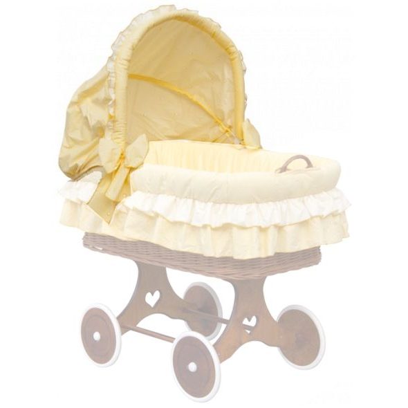 SCARLETT BOUDIČKA K PROUTĚNÉMU KOŠI DRÁČEK- ŽLUTÁ - KOŠÍKY A KOLÉBKY - SPINKÁNÍ