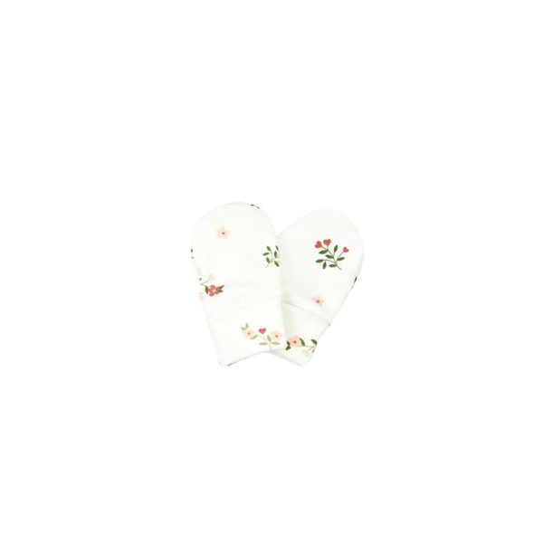 ENIE BABY NOVOROZENECKÉ RUKAVIČKY VEL. 50-56 FLOWER - RUKAVIČKY, ŠÁTKY, NÁKRČNÍKY - PRO DĚTI