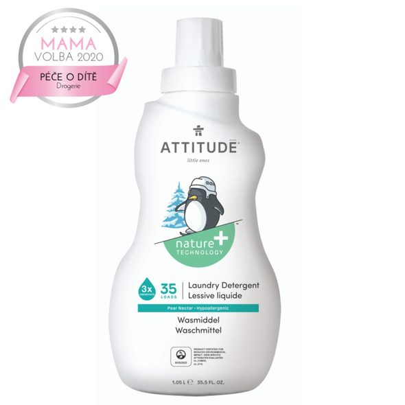 ATTITUDE PRACÍ GEL PRO DĚTI 1050 ML (35 PRACÍCH DÁVEK) - DĚTSKÉ PRACÍ A MYCÍ PROSTŘEDKY - KOUPÁNÍ A ZDRAVÍ