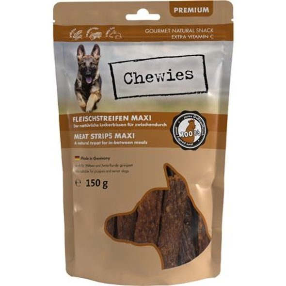 CHEWIES 100% DRŮBEŽÍ MASO MAXI 150 G - SUŠENÉ PAMLSKY PRO PSY - CHOVATELSKÉ POTŘEBY MALVÍKZOO