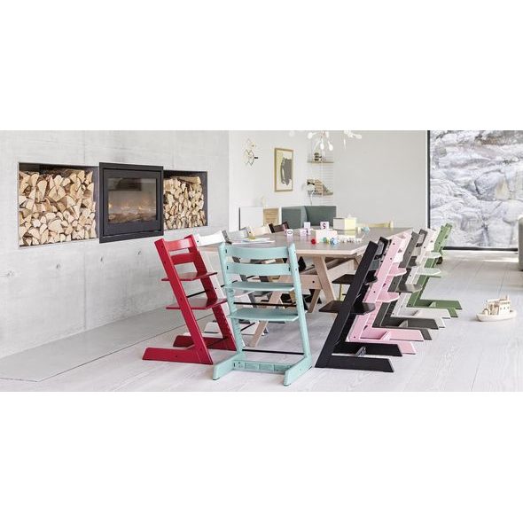 STOKKE® TRIPP TRAPP® + POLŠTÁŘEK ZDARMA - JÍDELNÍ ŽIDLIČKY DŘEVĚNÉ - KRMENÍ