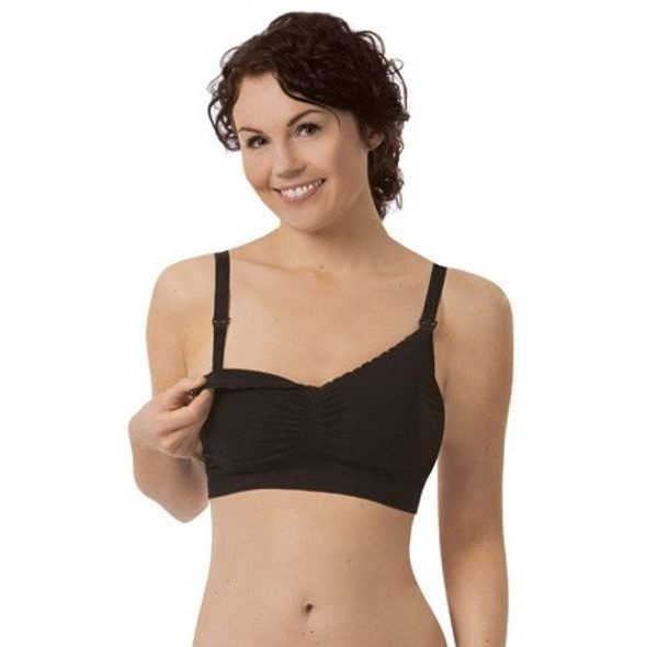 CARRIWELL BEZEŠVÁ PODPRSENKA KE KOJENÍ S KLIPEM Z ORGANICKÉ BAVLNY - OBLEČENÍ - OUTLET