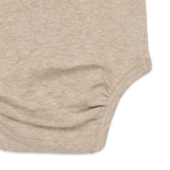 LODGER BODY S DLOUHÝM RUKÁVEM MELANGE BEIGE VEL. 50 - BODY - PRO DĚTI