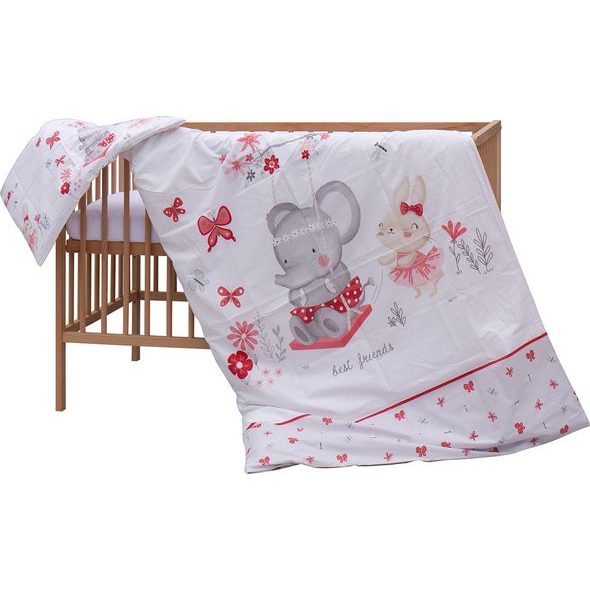 SCARLETT DĚTSKÁ POSTÝLKA S KOMPLETNÍ VÝBAVOU SCARLETT 120 X 60 CM - SOLY - DŘEVĚNÉ POSTÝLKY - SPINKÁNÍ