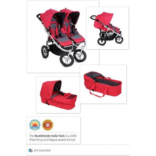 BUMBLERIDE INDIE TWIN 3V1 2010 - KOČÁRKY PRO DVOJČATA - KOČÁRKY A PŘÍSLUŠENSTVÍ