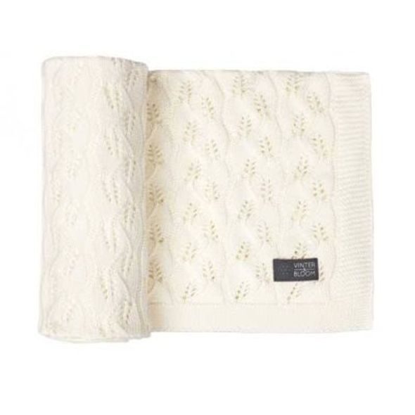 VINTER & BLOOM DEKA MOMENT ORGANIC WARM WHITE - DĚTSKÉ DEKY PRO MIMINKA - SPINKÁNÍ