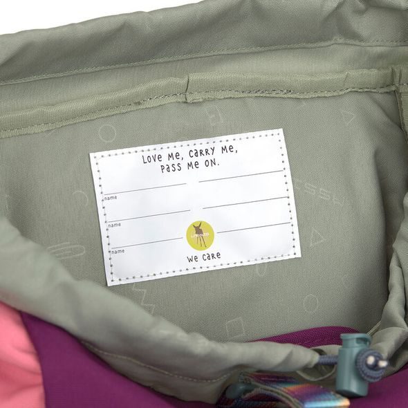 LÄSSIG DĚTSKÝ BATOH BIG OUTDOOR BACKPACK UNIQUE BERRY PINK - PRO PŘEDŠKOLÁKY - PRO DĚTI