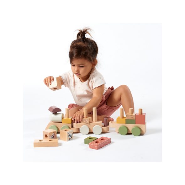 TINY LOVE VLÁČEK DŘEVĚNÝ BOHO CHIC - VLÁČKY - PRO DĚTI